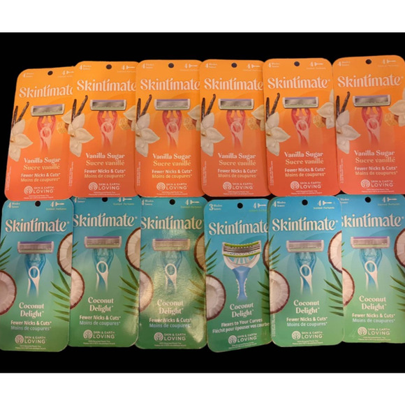 48 Schick women skintimate coconut delight vanilla sugar disposable razors #1155